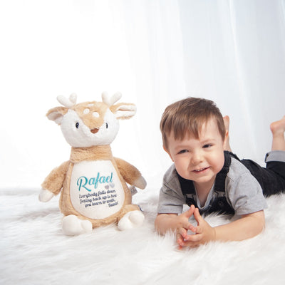 Personalized bambi fawn teddy