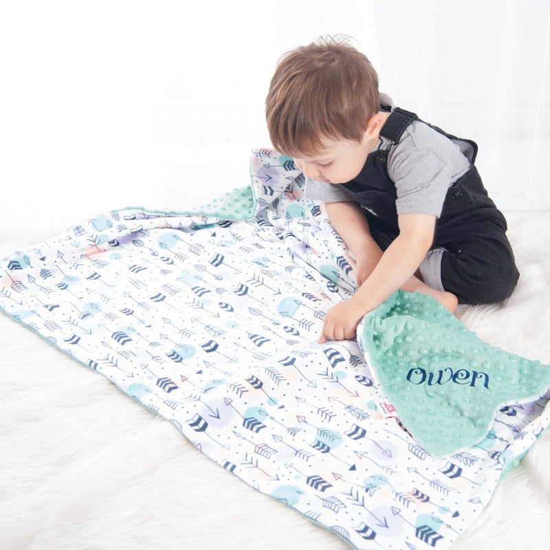 arrows personalized blanket