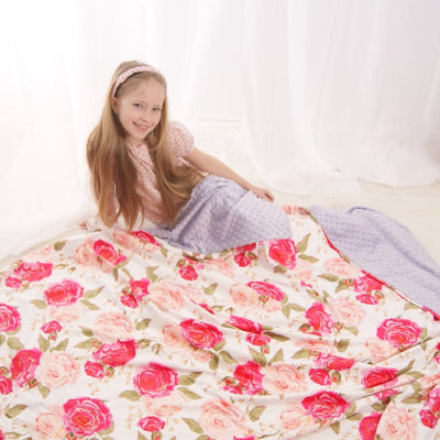 Jumbo roses blanket