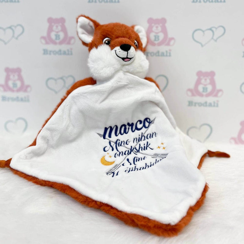 DOudou renard brodée personnalisée