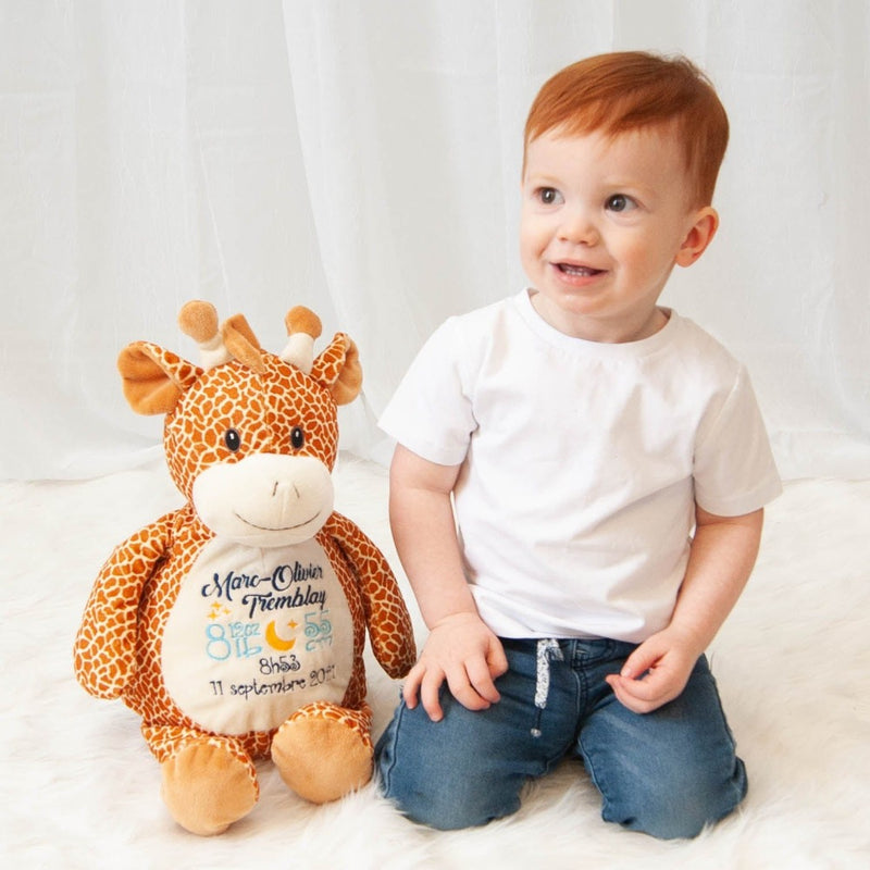 personalized giraffe bears with name