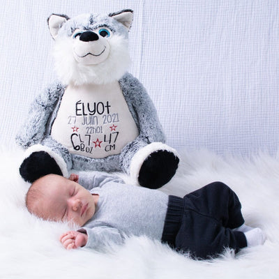 Personalized husky bears with name Canada