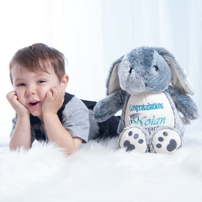 Lapin gris personnalisé quebec