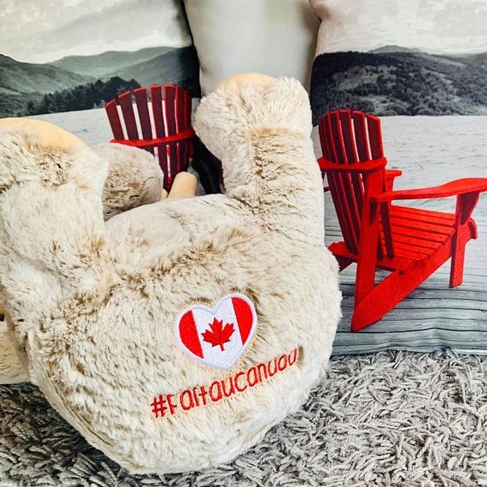 Message under plush - 