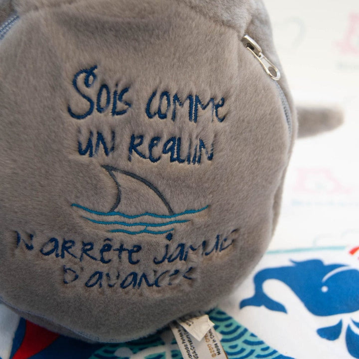 Message under plush - 
