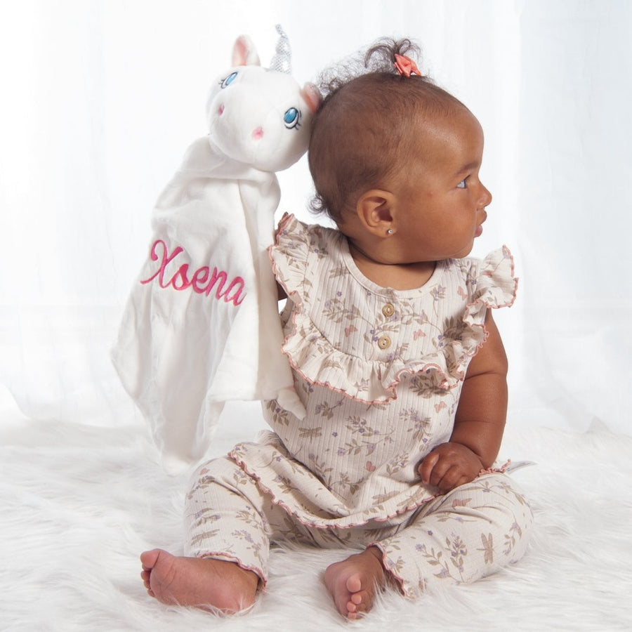 Embroidered baby lovey online